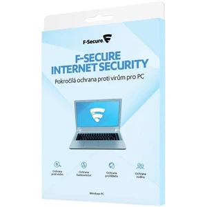 Software F-Secure INTERNET SECURITY, 3 zařízení / 2 roky, krabička (FCIPOB2N003G1_K) softvér • predplatné pre 3 zariadenia na 2 roky • kompatibilita s
