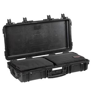 Odolný vodotesný kufor 7814 Explorer Cases® / s puzdrom – Čierna (Farba: Čierna)