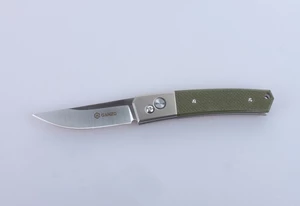 Zavírací nůž G7361 Ganzo® – Stříbrná čepel – Satin, Zelená (Barva: Zelená, Varianta: Stříbrná čepel – Satin)