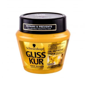 Schwarzkopf Gliss Kur Oil Nutritive 300 ml maska na vlasy pro ženy na roztřepené konečky
