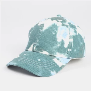 Unisex Tie-dye Cotton Multi-color Gradient Color Sunscreen Visor Sun Hat Baseball Hat