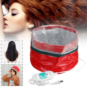 PU Leather Three-gear Temperature Control Hair Steamer Hat SPA Thermal Treament Hair Beauty Steamer Cap