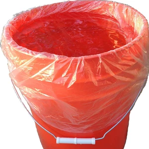 30Pcs 20L/25L/30L IBC Ton Barrel Liner Paint Bucket Liner PE Packaging Bag Extra Thickness 0.12mm
