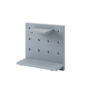 Plastic Wall Mount Hole Plate Storage Rack Floating Hanging Shelf Display Board