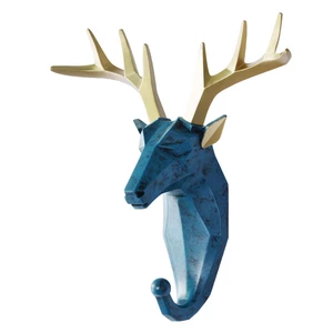 Simple 3D Coat Hook Holder Creative Animals Head Hanger Wall Mounted Craft