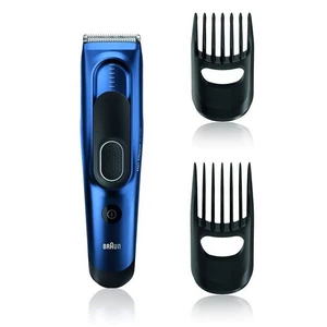 Zastrihávač vlasov Braun HC 5030 modrý zastrihávač vlasov • 17 dĺžok strihu • dĺžky 1 až 35 mm • plne vodotesný • umývateľný • akumulátorová aj sieťov