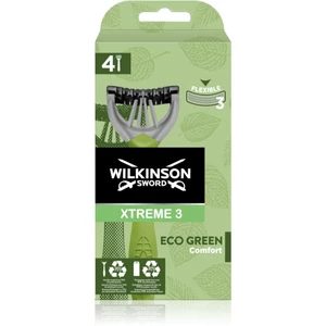 Wilkinson Sword Xtreme 3 Eco Green jednorázová holítka pro muže 4 ks