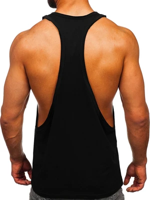 Maiou tank top negru Bolf 1245