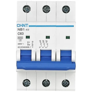 Chint 179710 NB1-63 3P C63 6kA DB elektrický istič    3-pólové 63 A  240 V, 415 V