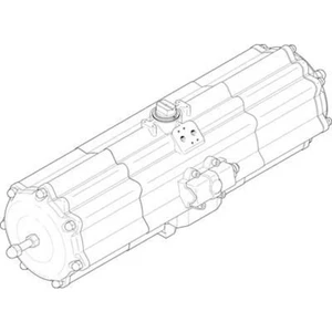 FESTO kyvný pohon 553228 DAPS-2880-090-RS3-F16-T6 Materiál puzdra: hliníková slitina k tváření  1 ks