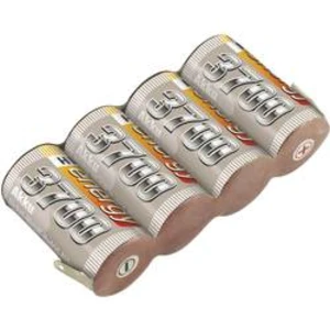Akupack přijímače Conrad Energy Sub-C, 4,8 V, 3700 mAh, Side, s páj. hroty