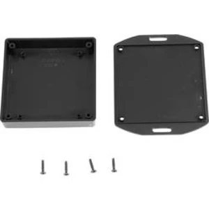 Univerzální pouzdro Hammond Electronics 1551XXFLBK, 80 x 80 x 15 , ABS, černá, 1 ks