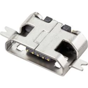 Vestavná zásuvka micro USB 2.0 typ B SMD zásuvka, vestavná horizontální TRU COMPONENTS Micro-USB 2.0 Typ-B SMD 1 ks