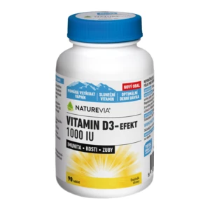 NATUREVIA Vitamín D3-Efekt 1000 I.U. 90 tablet