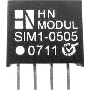 DC/DC měnič HN Power SIM1-1205 -SIL4, vstup 12 V, výstup 5 V,200 mA, 1 W