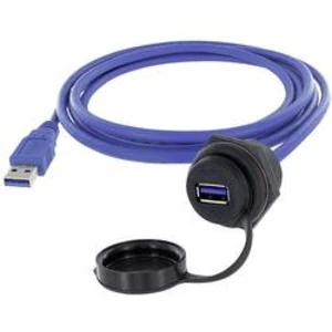 Zásuvka USB 3.0 A vestavná zásuvka encitech 1310-1025-03 M30, 1 ks