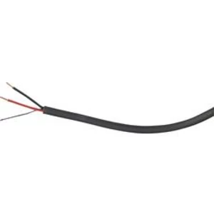 Mikrofonový kabel Kash 70I119, 2 x 0.12 mm², černá, 10 m