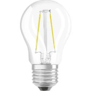 LED žárovka OSRAM 4058075814882 230 V, E27, 4.5 W = 40 W, teplá bílá, A++ (A++ - E), kapkovitý tvar, stmívatelná, vlákno, 1 ks