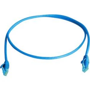 Síťový kabel RJ45 Telegärtner L00006A0332, CAT 6, U/UTP, 25.00 m, modrá
