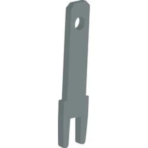 Faston zástrčka Vogt Verbindungstechnik 3785w08.68 2.8 mm x 0.8 mm, 180 °, bez izolace, kov, 100 ks