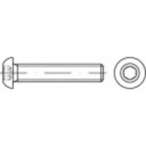 Čočkový šroub TOOLCRAFT 1067867, N/A, M10, 20 mm, nerezová ocel, 200 ks