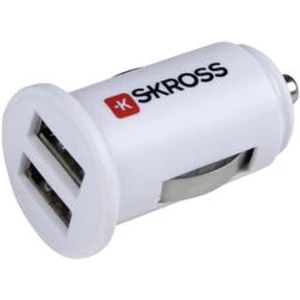 USB autonabíječka Skross, 12 V ⇔ 5 V, 1 A, dvojitá