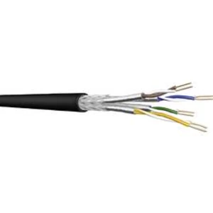 Kabel DRAKA UC900 SS 23 Cat.7 S/FTP 4P PE (1001087-00100RW), stíněný, 1 m, černá