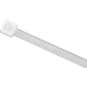 Stahovací pásky HellermannTyton UB385C-N-PA66-NA-C1 138-00051, 385 mm, PA66, přírodní, 100 ks