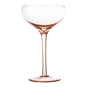 Svetloružový pohár na šampanské Bloomingville Champagne Glass