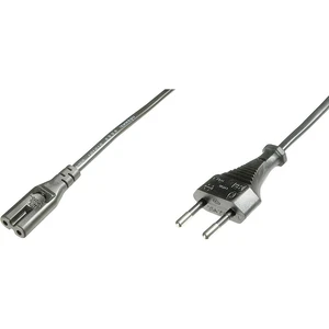 Digitus napájací prepojovací kábel [1x Euro zástrčka - 1x IEC C7 zásvuka] 1.20 m čierna