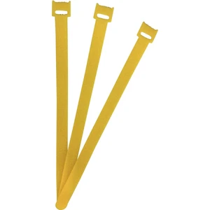 FASTECH® ETK-3-250-0208 káblový manažér na suchý zips na spojovanie háčiková a flaušová časť (d x š) 250 mm x 13 mm žltá