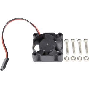 SBC-FAN-303010 aktívny ventilátor Vhodné pre: Raspberry Pi, Rock Pi, Banana Pi čierna