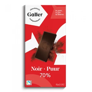 Schokoladentafel Galler ,,Dark 70%'' 80 g