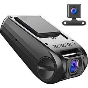 Autokamera Apeman C550 čierna kamera do auta • Full HD rozlíšenie • šesťvrstvová optika • uhol záberu 170° • G-senzor • technológia WDR • nahrávanie v