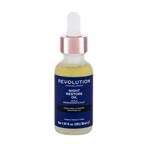 Revolution Skincare Night Restore Oil 30 ml pleťové sérum na veľmi suchú pleť; výživa a regenerácia pleti; na dehydratovanu pleť; na rozjasnenie pleti