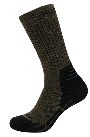 Husky All Wool L (41-44), khaki Ponožky