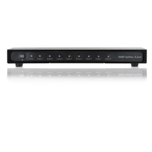 Digitus DS-43302 8 portů HDMI splitter kovový ukazovateľ, pripravené pre Ultra HD, s hliníkovým krytom, indikácia LED 19