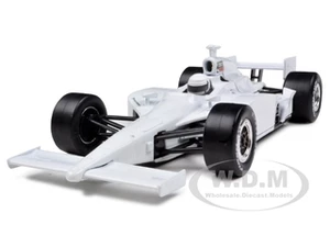 2011 Blank White "Autograph" Indy Car 1/18 Diecast Model Car by Greenlight