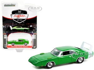 1969 Dodge Charger Daytona Spring Green Metallic with Green Interior and White Tail Stripe (Lot 1399) Barrett Jackson "Scottsdale Edition" Series 8 1