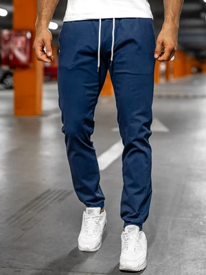 Indigo pánske jogger nohavice Bolf 1145