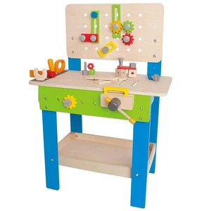 Hape Velký dřevěný ponk s nářadím