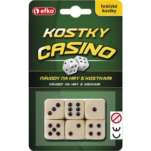 Efko Hrací kostky Casino keramické