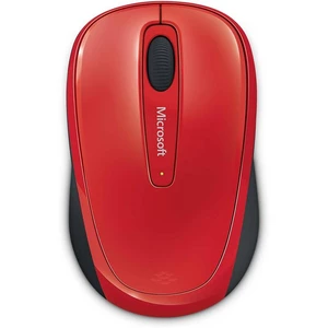 Myš Microsoft Wireless Mobile Mouse 3500 (GMF-00293) červená bezdrôtová myš • technológia BlueTrack • pohon AA batéria (životnosť cca 8 mesiacov) • US