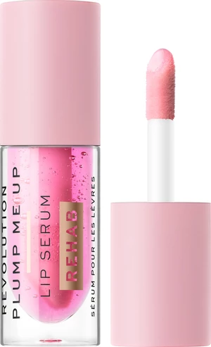 Revolution Vyživující sérum na rty Rehab Plump Me Up Pink Glaze (Lip Serum) 4,6 ml
