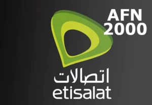 Etisalat 2000 AFN Mobile Top-up AF