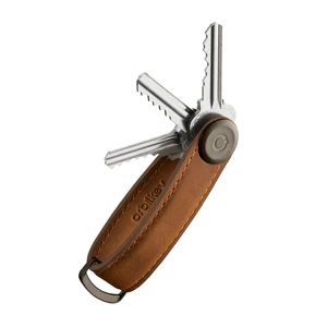 Orbitkey Crazy Horse Chestnut Brown with Brown Stitching