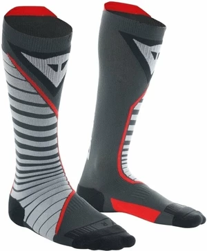 Dainese Chaussettes Thermo Long Socks Black/Red 45-47