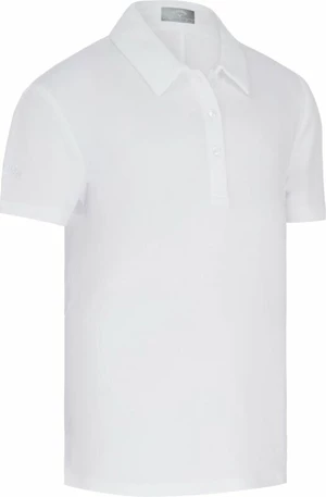 Callaway Youth Micro Hex Swing Tech Polo Alb strălucitor XL