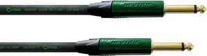 Cordial CRI 3 PP Negro-Verde 3 m Recto - Recto Cable de instrumento