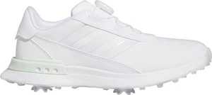 Adidas S2G BOA 24 Womens Golf Shoes White/Cloud White/Crystal Jade 39 1/3 Calzado de golf de mujer